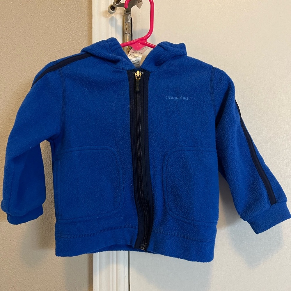 Patagonia Blue Fleece Jacket 12M